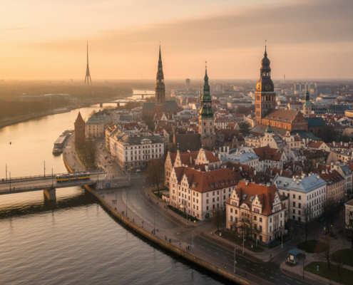 Latvijas lielākās pilsētas Rīga, Daugavpils un Liepāja ar unikālām biznesa un dzīves iespējām